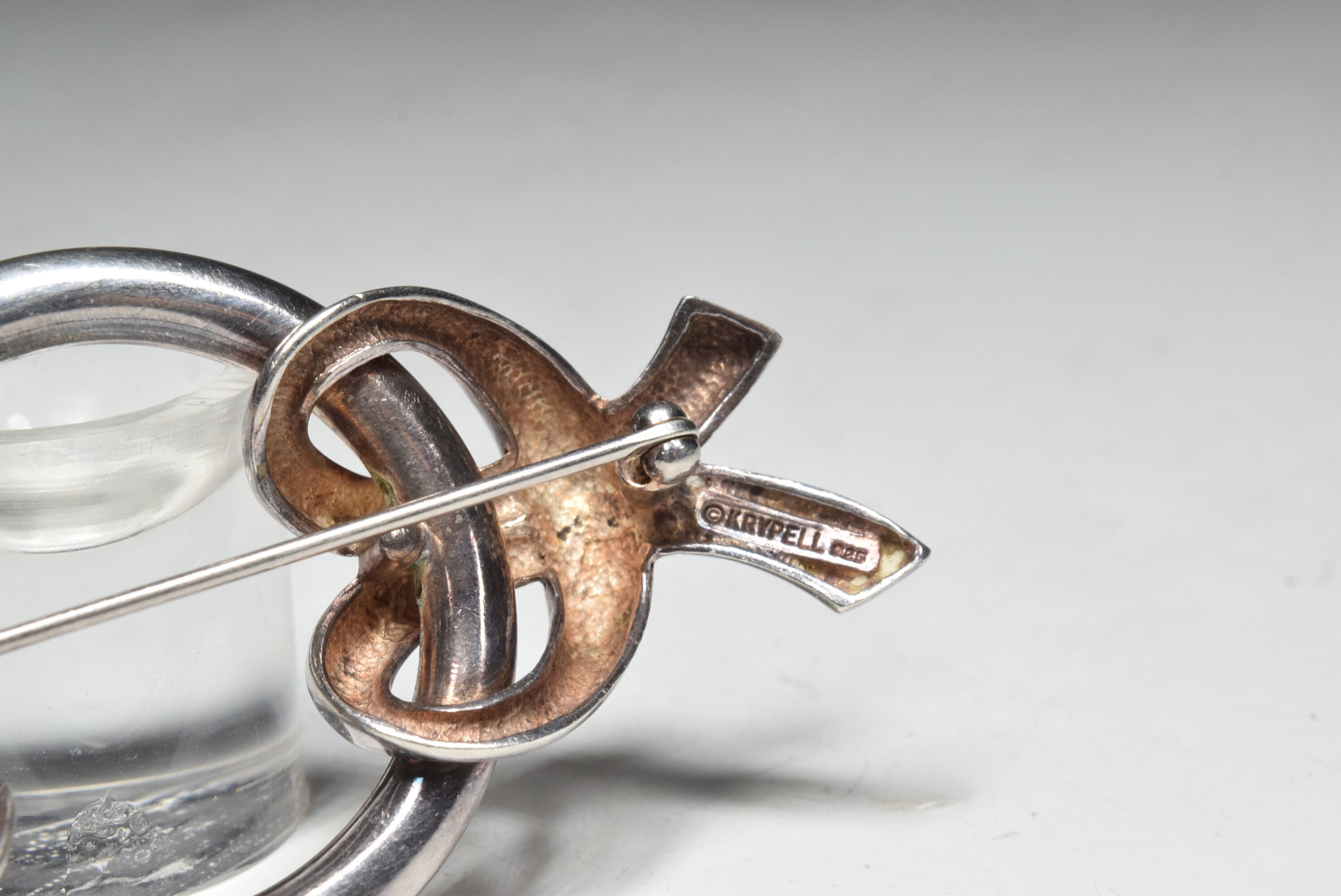vintage CHARLS KRYPELL silver925 ブローチ 925 Sterling Silver Vintage Krypell Knot Pin Brooch | eBay