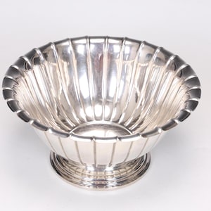 Vintage Gorham Sterling Silver Large Footed Bowl