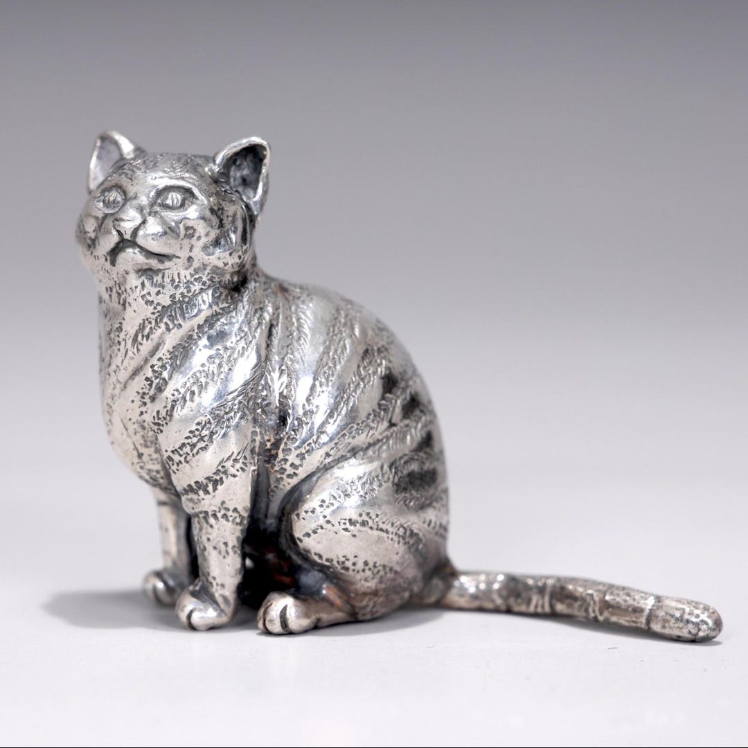 gianmaria-buccellati-sterling-silver-925-sitting-cat-figurine-miniature