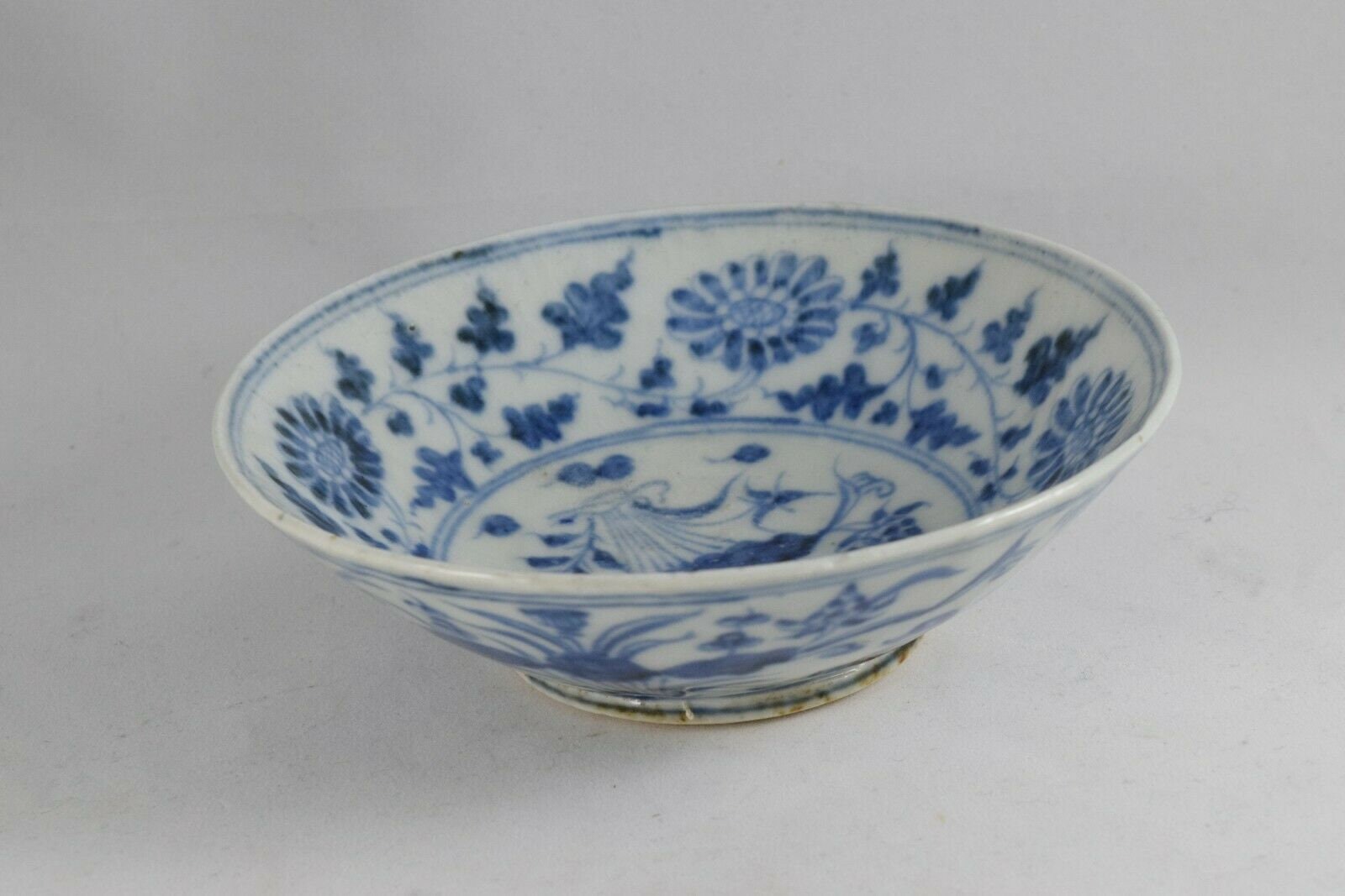 Chinesische Kollektionen Blaue und weiße Porzellanschale | Etsy