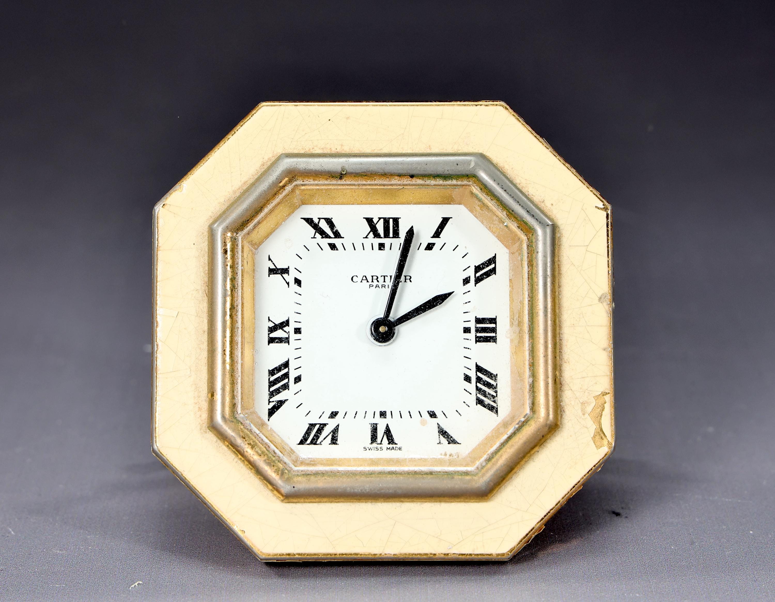 Vintage Cartier Clock - Etsy
