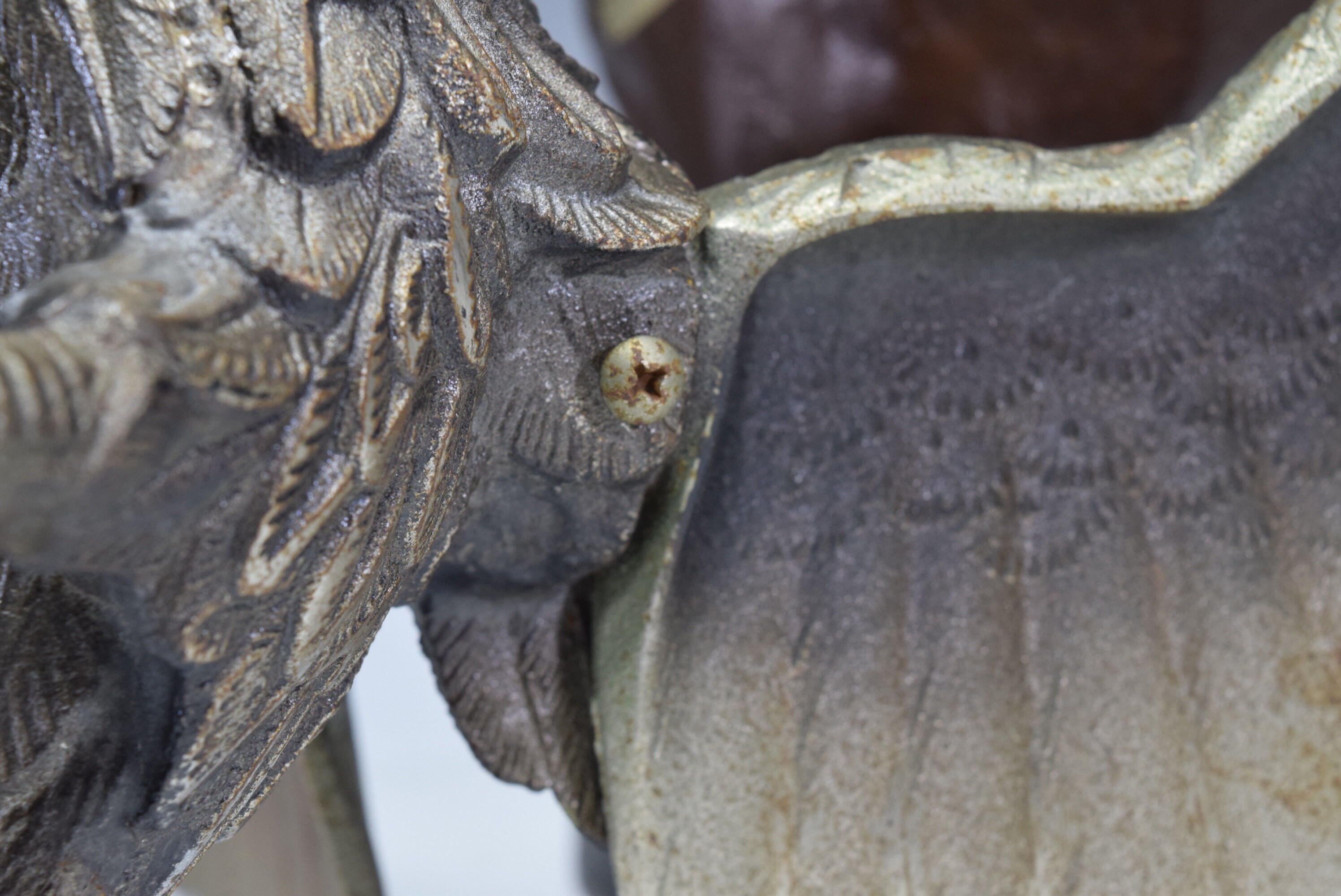 Vintage Collection Japanese Style Large Eagle Iron Metal