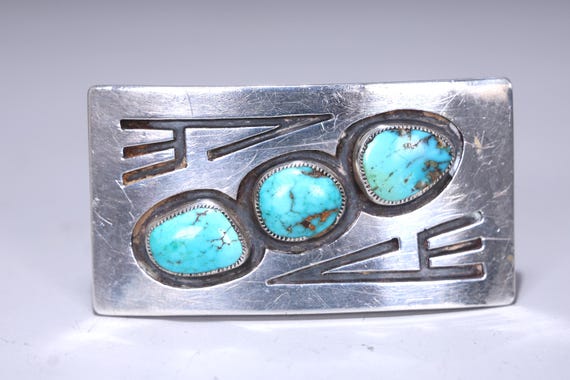 ナバホ族 バックル　ターコイズ付きベルト シルバー　ac sterling ナバホ族 バックル ターコイズ付きベルト シルバー ac sterling