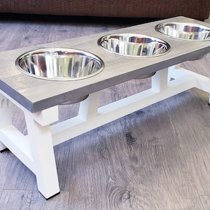 Extra Large Dog Bowls 2800ml, 94.6oz,11.6 Cups, Elevated Single Bowl Stand,  Large Dog Bowls, Large Raised Dog Feeder, Stable Dog Bowl Stand 