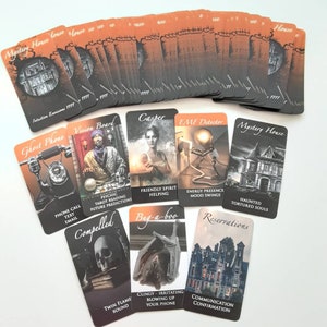 MYSTERY HOUSE Oracle Deck Twin Flames Soulmates Connections Tarot Readings HALLOWEEN Shadows Karmic Paranormal -Original Creator!