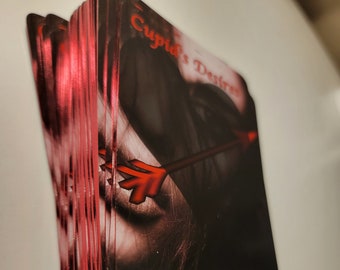 Cupid's Desires Oracle Deck SPECIAL EDITION Red Gilt-Edge Soulmates Karmic Connection Love Tarot Readings-Original Creator- Pre-Order!