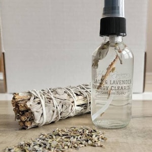 Sage & Lavender Energy Clearing Cleansing Protection Spray