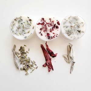 Energy Clearing Cleansing Tealights - Sage  Palo Santo -Sage & Lavender- Dragon&#39;s Blood- Candles - Woosah
