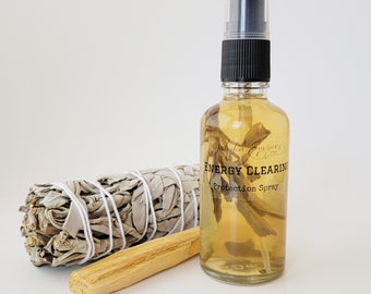 Sage & Palo Santo Energy Clearing Cleansing Protection Spray