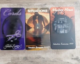 SITUATIONS Oracle Deck BUNDLE Of 3 Decks - Mystery House -CORDS -Twin Flames Soulmates Karmic Connections Tarot Reading-Original -Pre-Order!