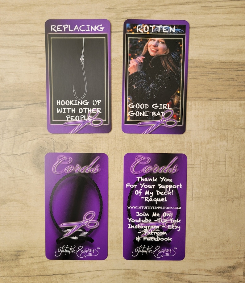 CORDS Oracle Deck Karmic Hidden Energy Soulmates Twin Flames Karmic Connections Tarot Readings ORIGINAL Creator Of SITUATIONS image 6