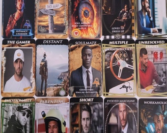 HIStory Oracle Cards Deck Divine Masculine Energy Soulmates Twin Flames Karmic Connections Tarot Readings - ORIGINAL - Pre-Order!