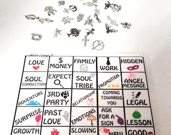 Intuitive Envisions 1111  Charm Kit - Use With Tarot or Oracle Cards & Intuitive Readings Beginners and Professionals