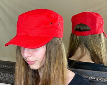 Military Cap in Red