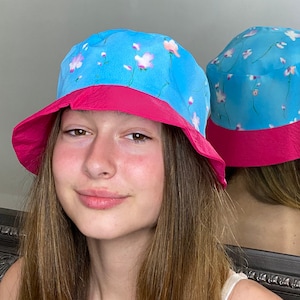 One of a Kind Designer Silk Bucket Hats