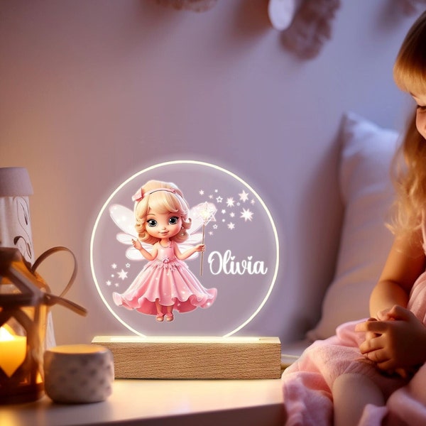 Custom Night Light, Name Night Light, Baby Night Lamp, Bedroom Lamp, Kids Birthday Gift, Nursery Room Decor, Personalised Gift for Her