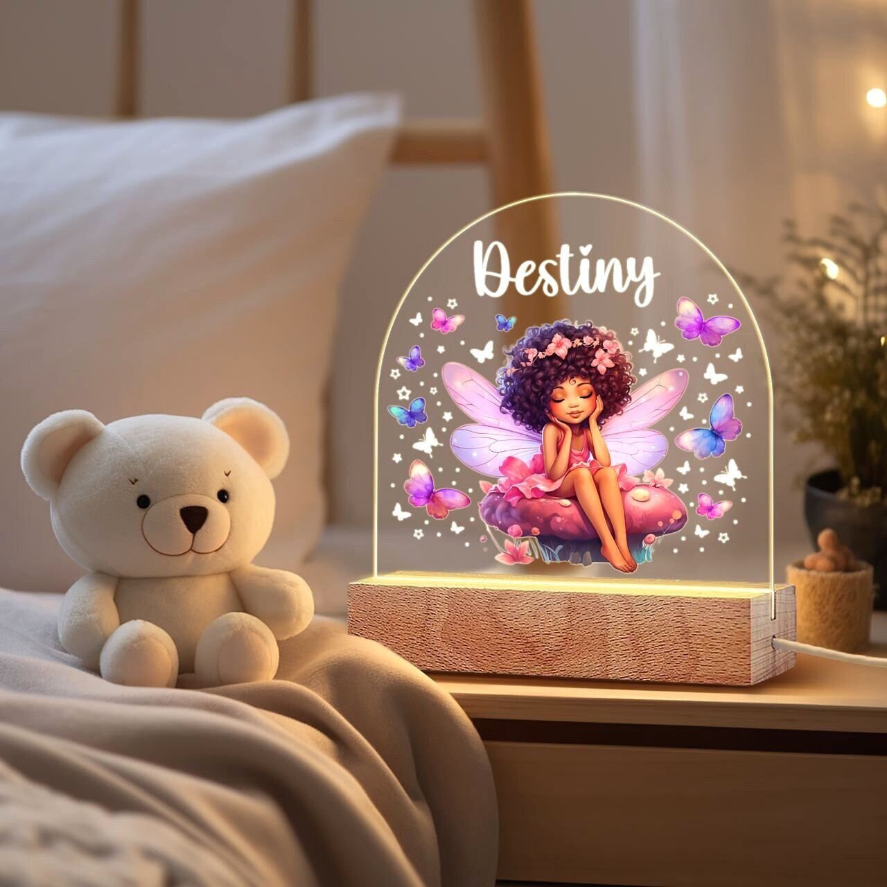 Fairy Night Light CAL DIY Kit -   Crochet lamp, Crochet fairy, Fairy  night light