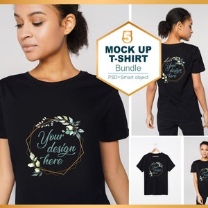 Download Mockup Bundle Flat Lay Mockup Model Mockup Tshirt Mockup Etsy