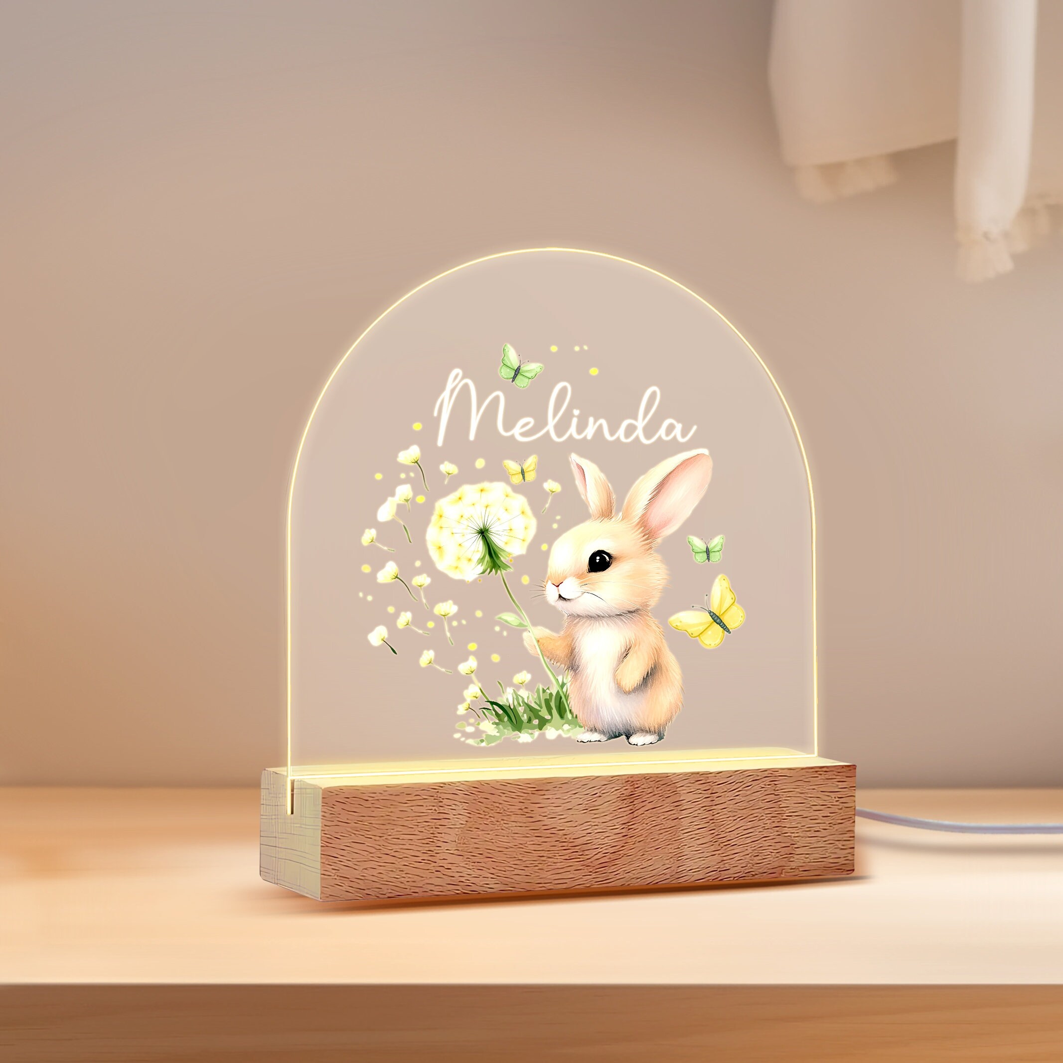 Kids Custom Colorful Acrylic Night Light Baby Mermaid for Kids | Birthday Gift for Girls Custom Handmade Led Kids Unique Bedroom Decor