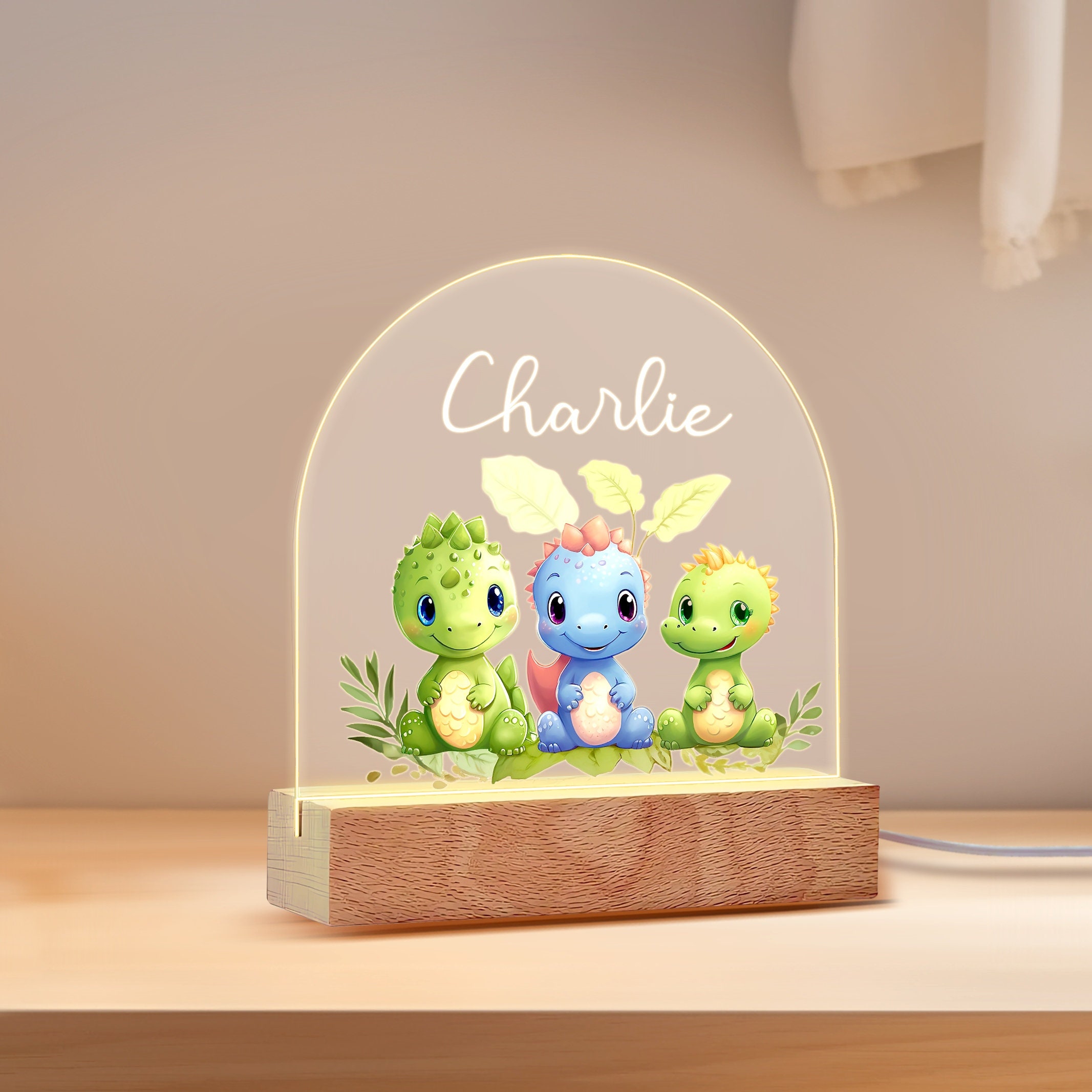 Kids Custom Colorful Acrylic Night Light Baby Mermaid for Kids | Birthday Gift for Girls Custom Handmade Led Kids Unique Bedroom Decor