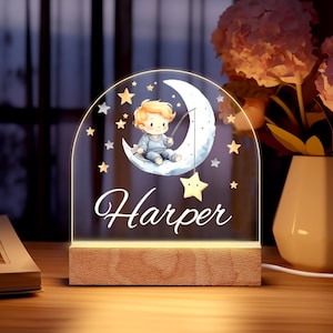 Personalisiertes Nachtlicht Kinder Nachtlicht Baby Namensschild Lampe Kinderzimmer Geschenk für Kinder Geschenk für Sie