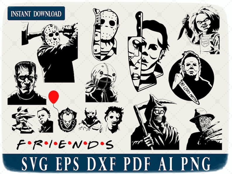 Free Free 280 Friends Characters Svg SVG PNG EPS DXF File