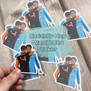 Sticker Carlando Hug | Grand Prix de Miami 2024 | Lando Norris et Carlos Sainz
