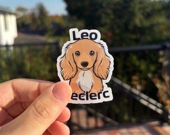 Leo Leclerc | Charles Leclerc’s famous pup | Sticker