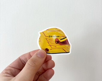 Lewis Hamilton Helmet sticker | Ferrari Formula 1