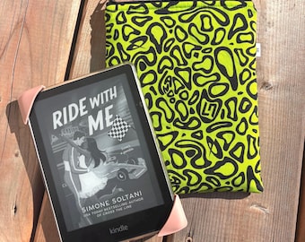 Lando Norris Helmet Inspired Kindle Sleeve | LN4 blobs | zipper pouch