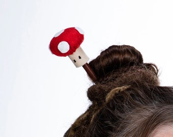Shroomy Hair Stick