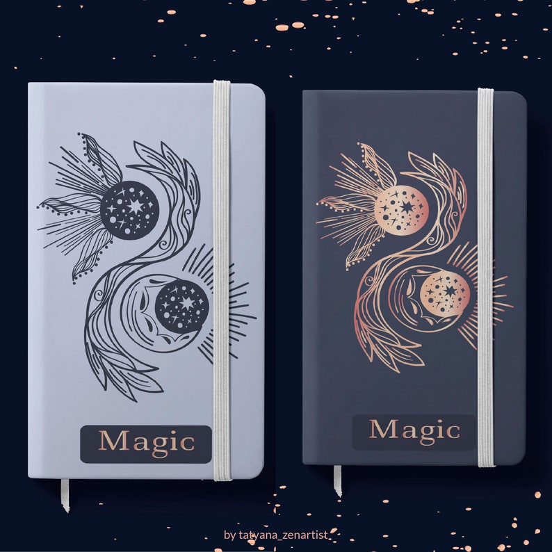 Download Mystical Symbols Collection SVG-Celestial Magic Art ...