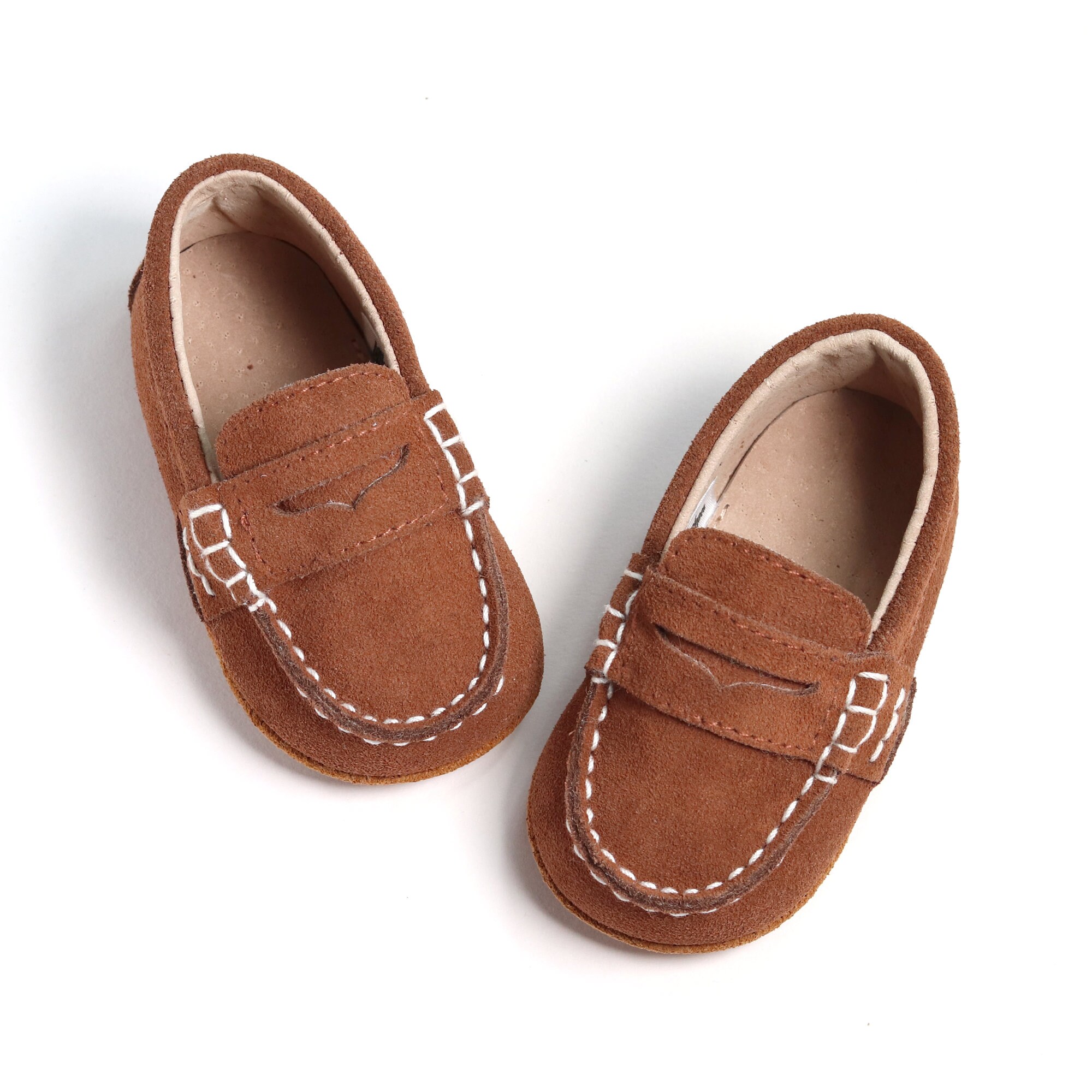  YWPENGCAI Boys Leather Shoes Slip-on Loafers (Toddler, Little  Kid) Brown : Clothing, Shoes & Jewelry