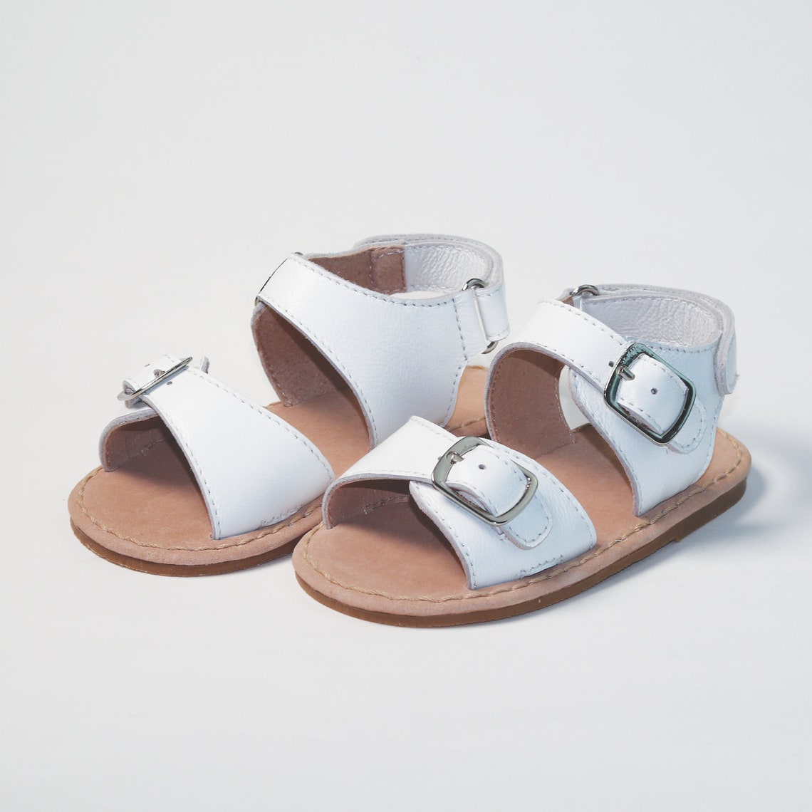 Baby Toddler Boys Girls Sandals White Baby Toddler Sandals Etsy