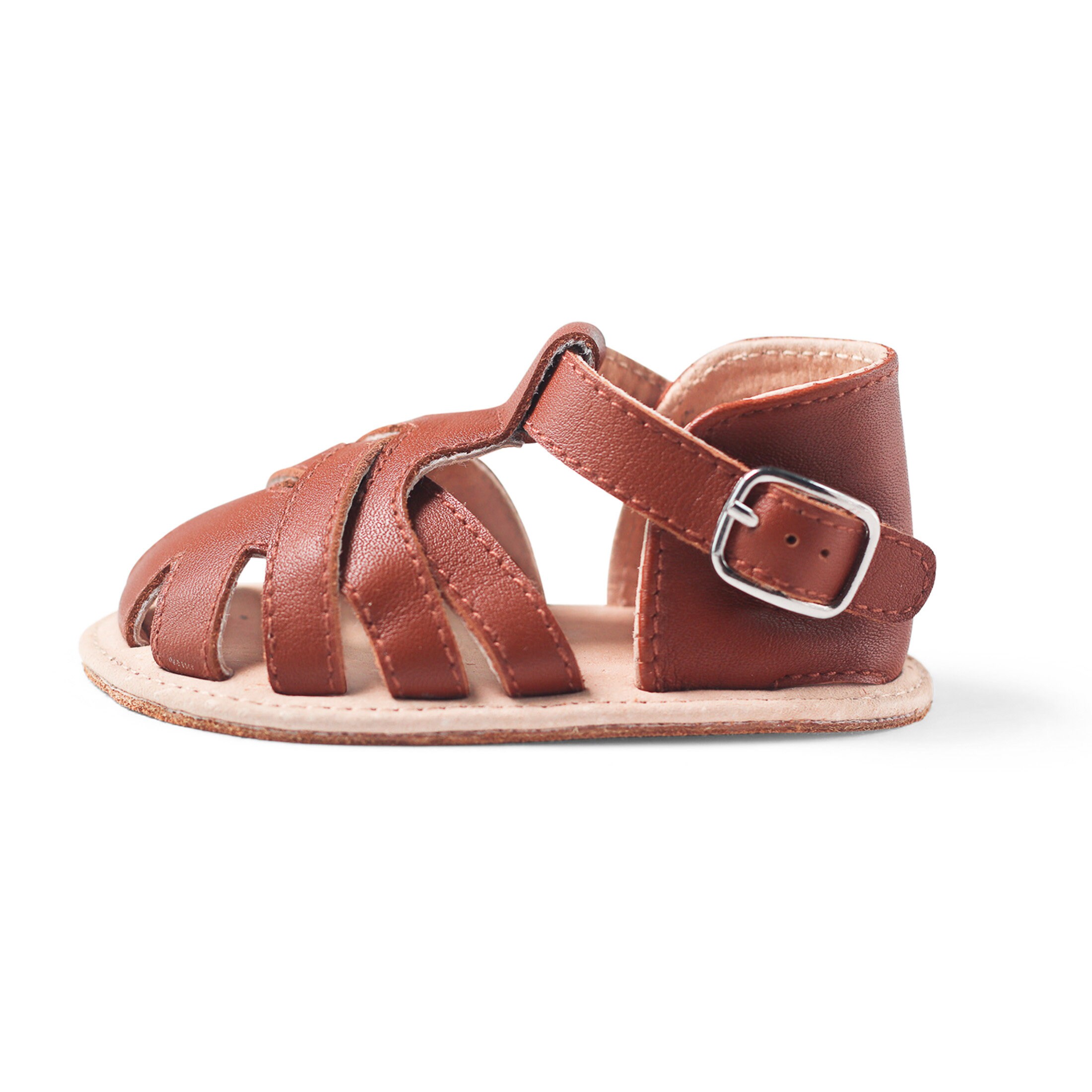 Baby Toddler Boys Girls Sandals Brown Baby sandals Soft sole Etsy