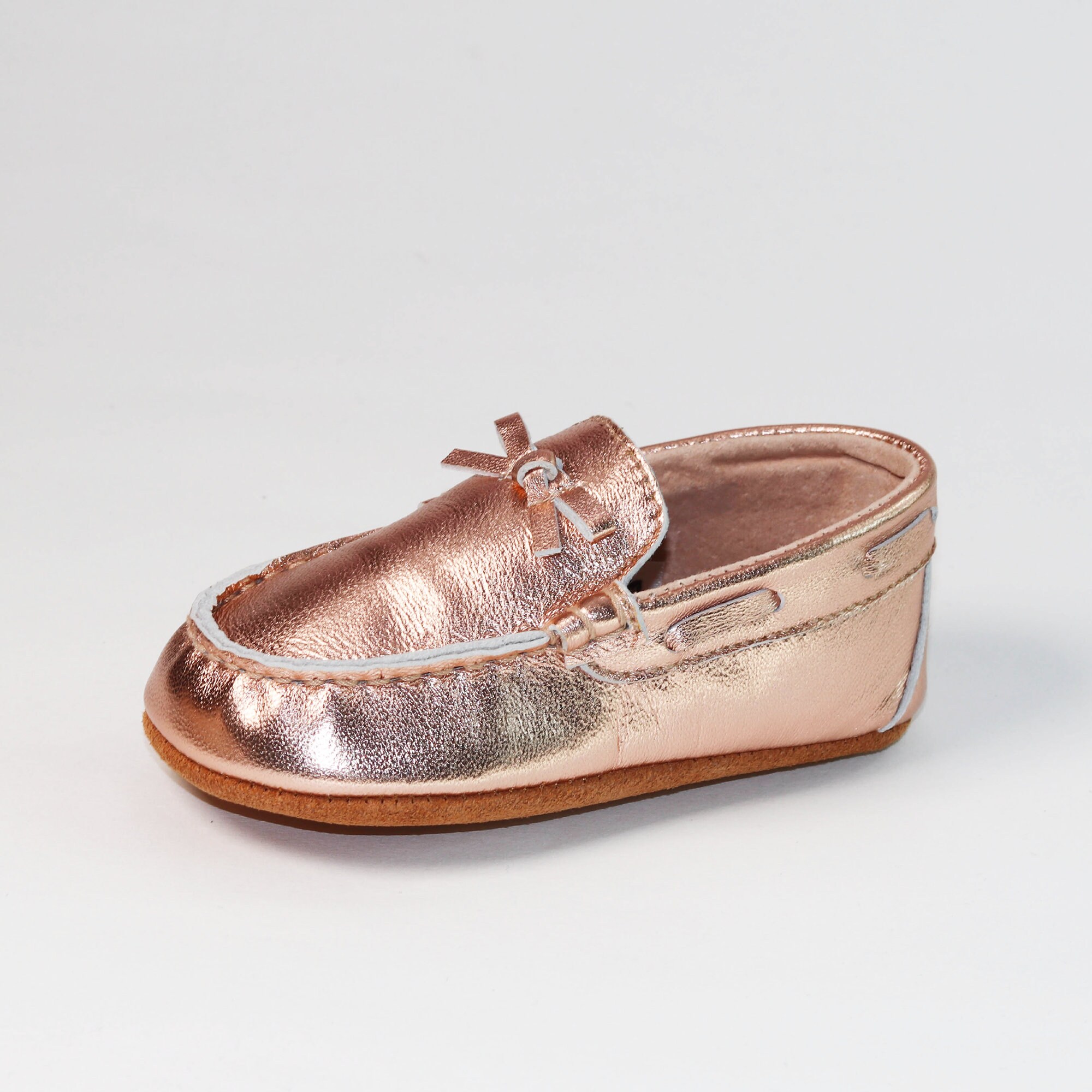 rose gold shoes baby