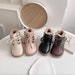 Baby Girl Booties, off White Leather Baby Toddler Boy Girls Winter ...
