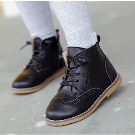 Botas negras para niñas pequeñas botas de invierno para niños - Etsy España Botas negras para niñas pequeñas botas de invierno para niños - Etsy España