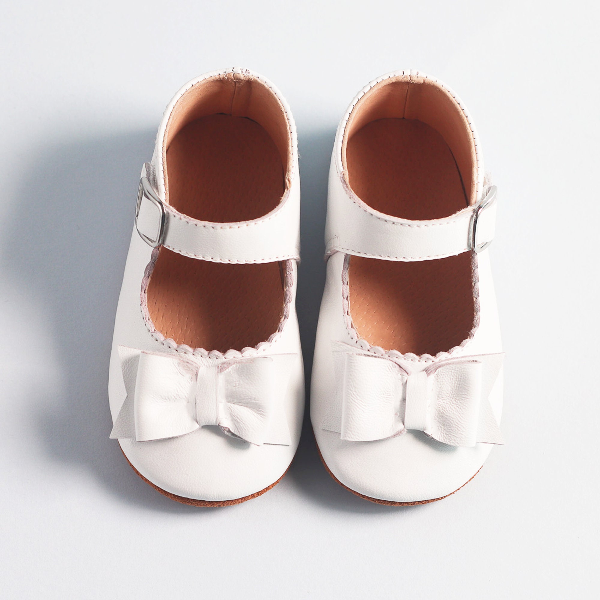 White Girl mary jane shoes Baby Wedding shoes Toddler White Etsy
