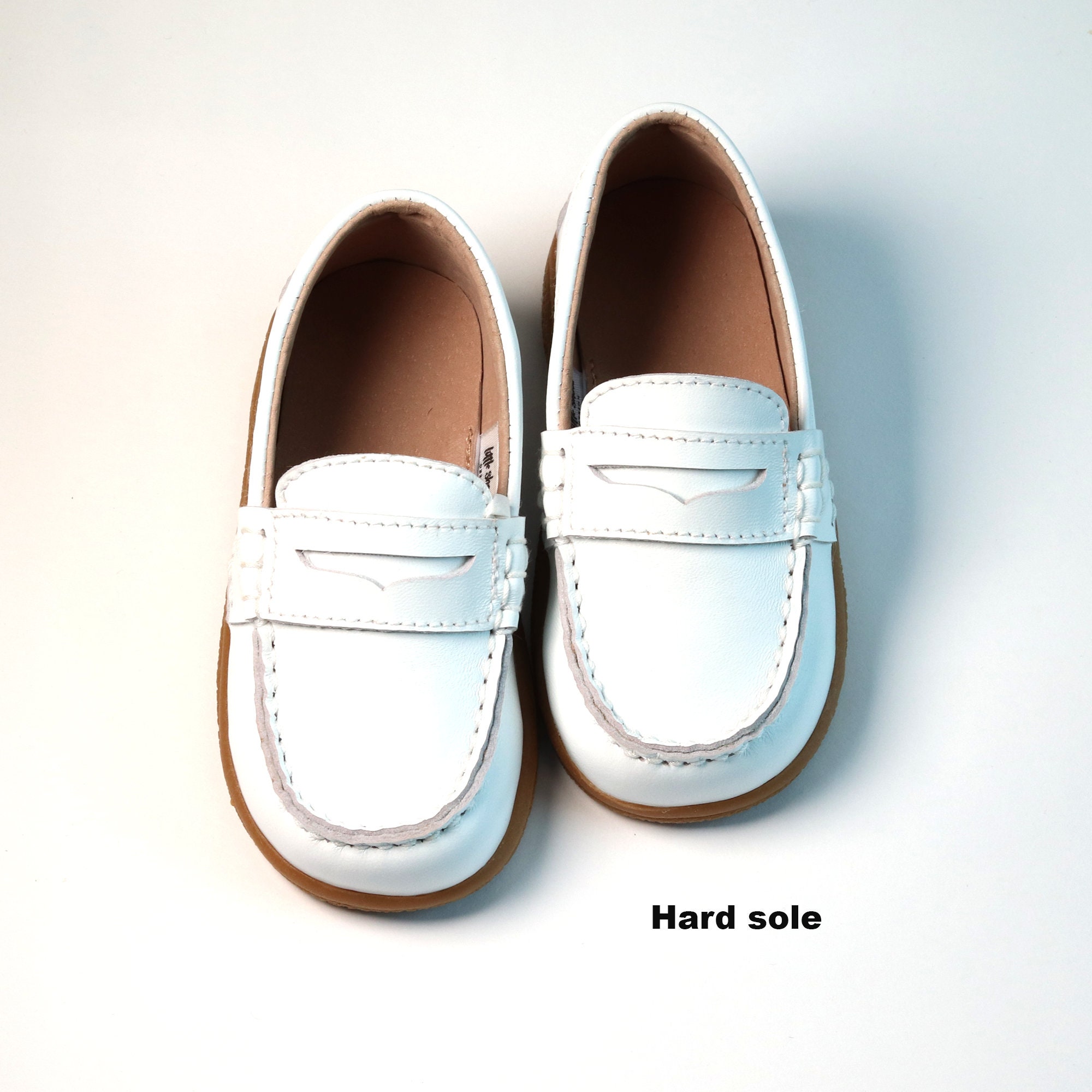 blancos para niños pequeños Zapatos de para - Etsy España