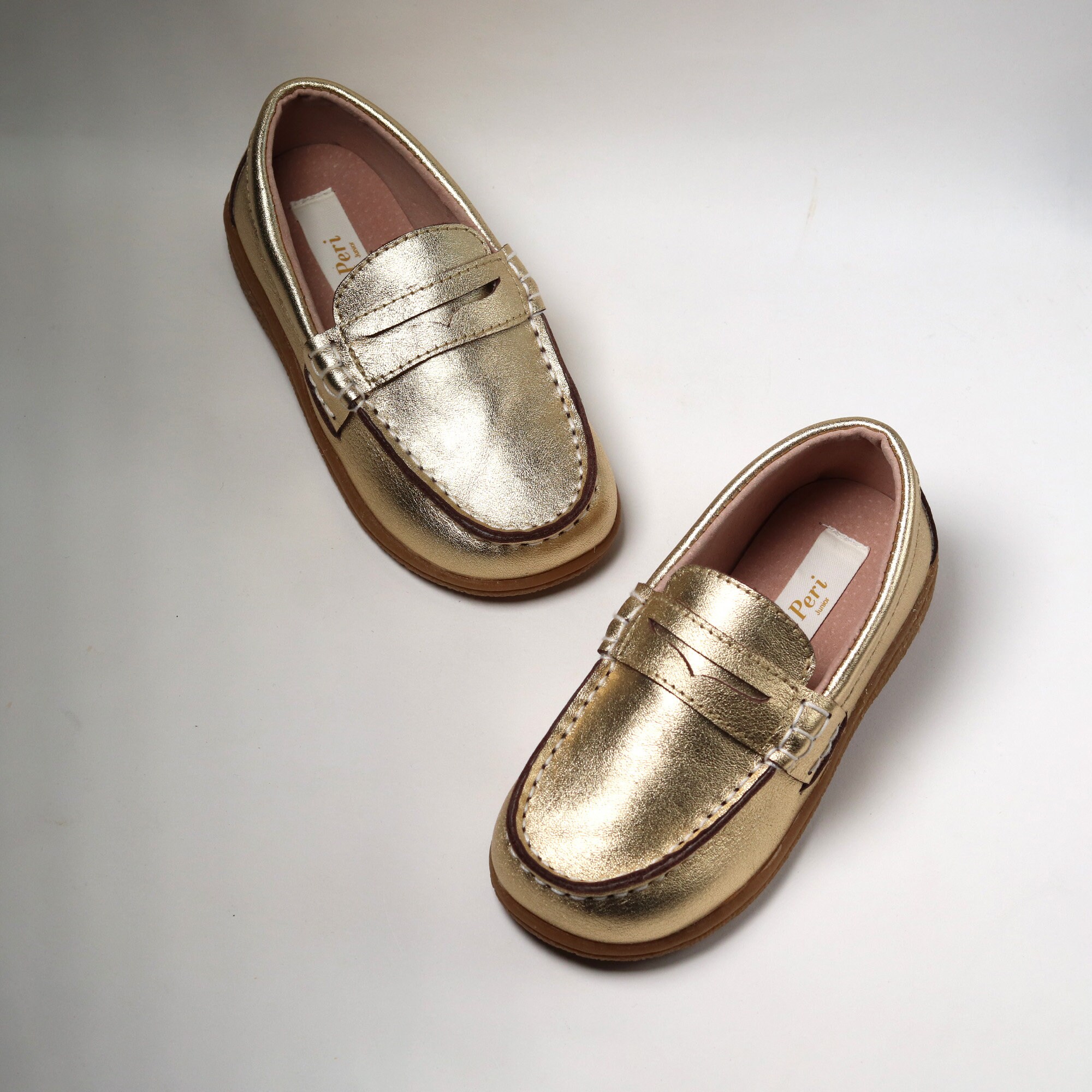 Gold Shoes Baby Toddler Girls Boys Loafers - Etsy