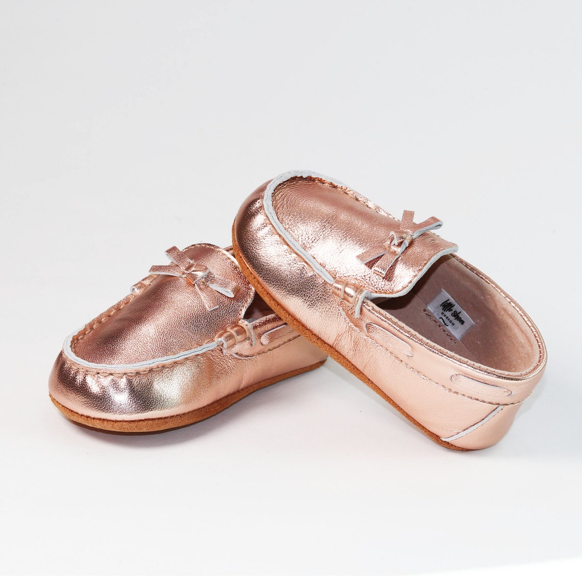 rose gold shoes baby