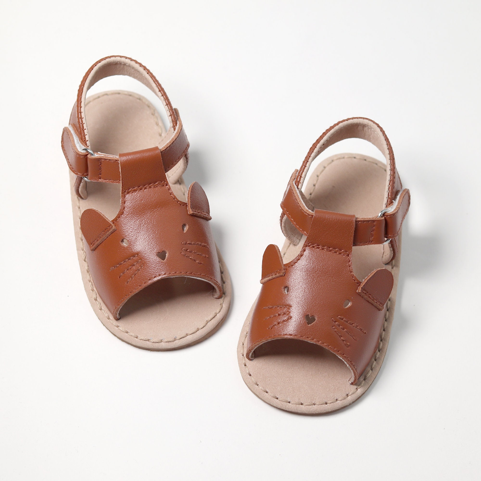 Baby leather sandals sale