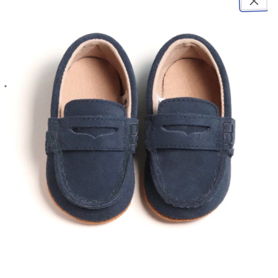 Baby navy best sale loafers