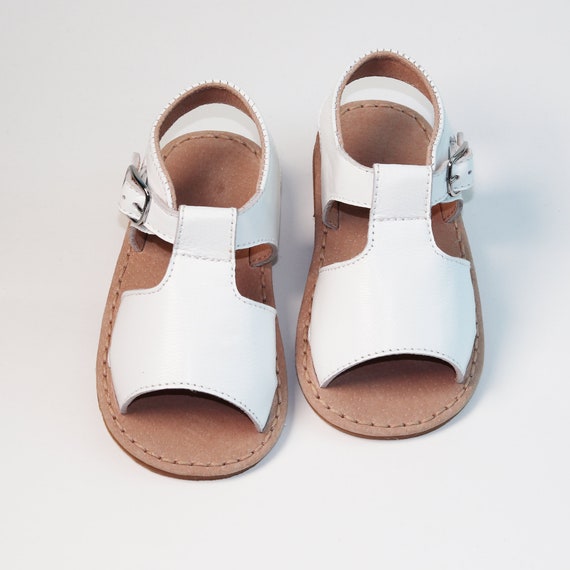 Buy Baby Boys Girls Brown Sandals, Toddler Baby T Strap Sandals, Baby  Toddler Soft Sole Hard Sole Sandals Online in India - Etsy