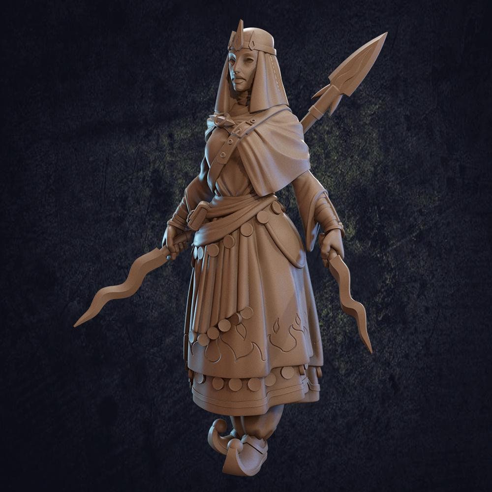 Assassin Miniature Azra the Wind Toys & Games Miniature Toys etna.com.pe