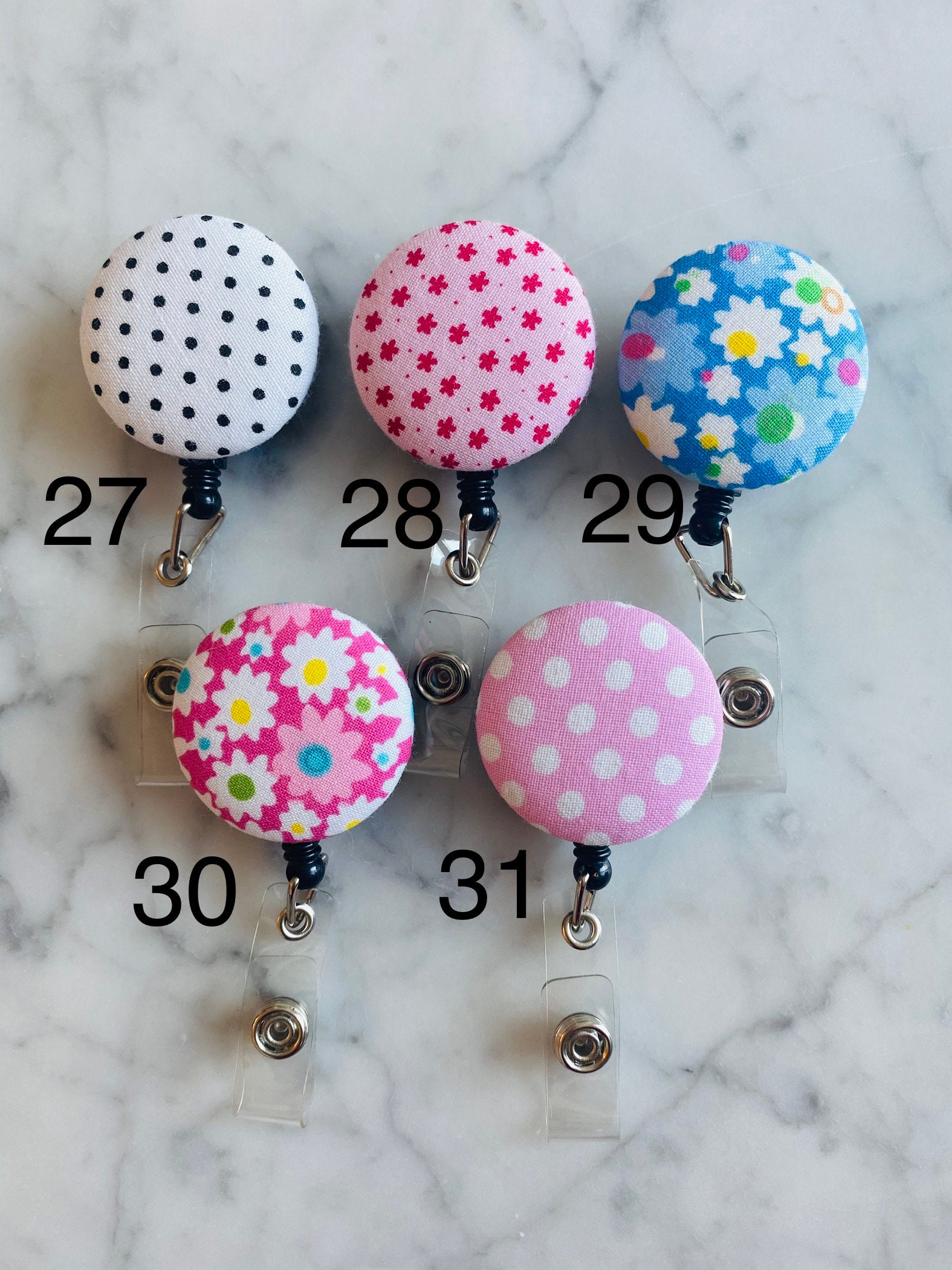 Badge Reelretractable ID Badgecute Badge Reelbadge Name Etsy Canada