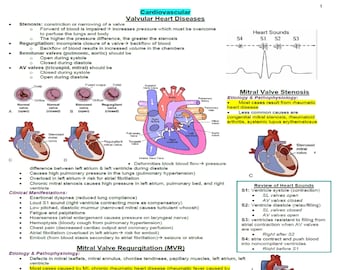 Amazing RN Cardiology Unit notes 20 pages I got A on my exam
