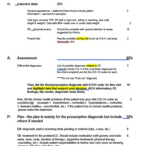 Best SOAP note template 2 pages and 2 bonus pages with guidelines for complete SOAP note great for any any medical provider image 5
