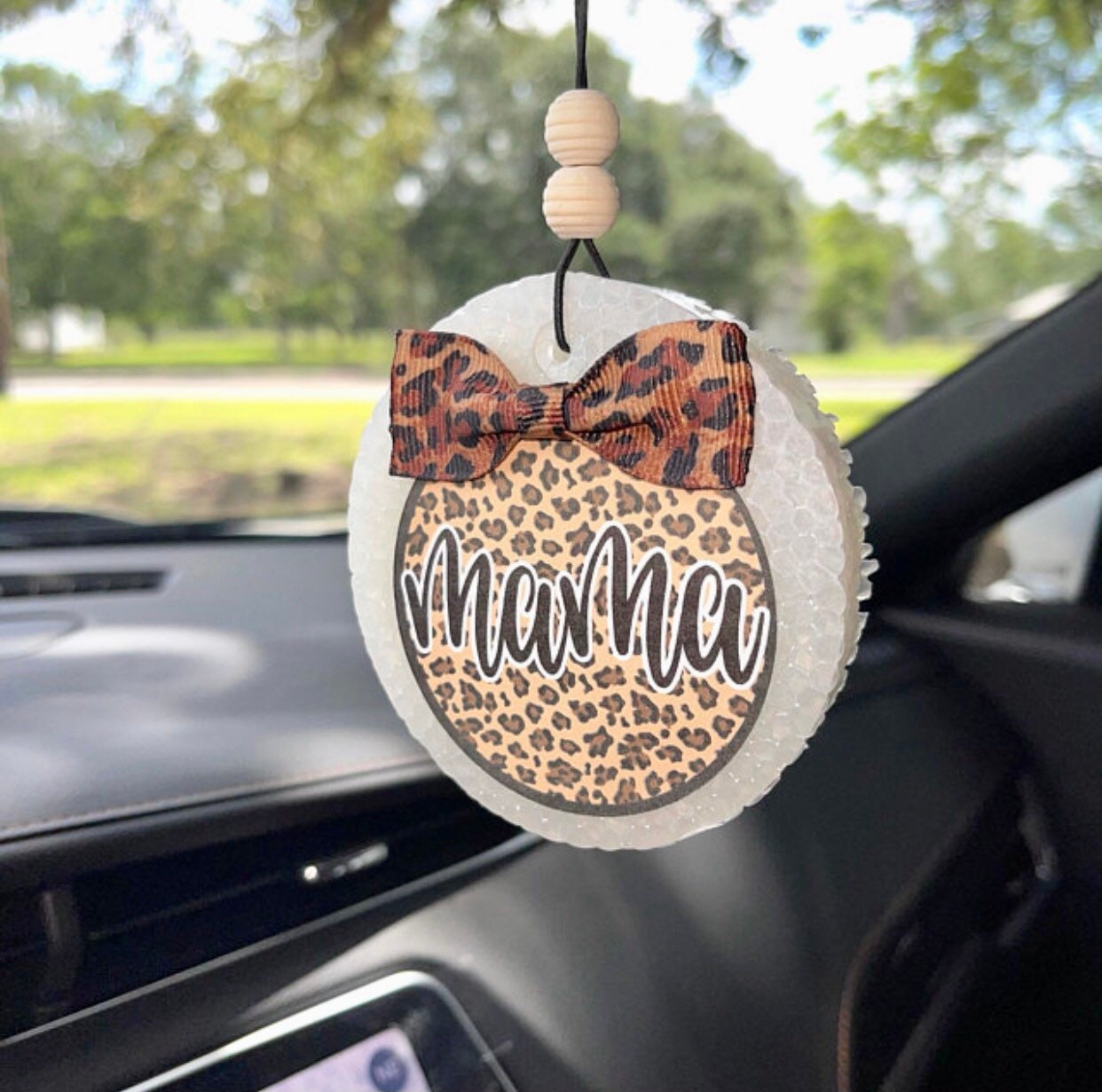 Leopard MAMA Freshies Mom Car Air Freshener Momma Car Gift Etsy